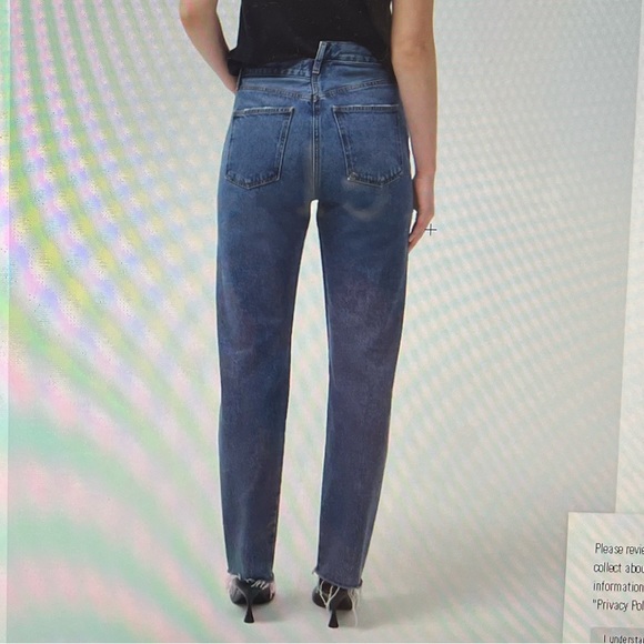 Agolde Criss Cross Straight in Range - Picture 7 of 8